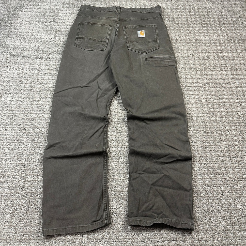 Carhartt Relaxed Fit Canvas Work Pants Brown 102517-909 Mens 30x30
